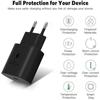 25W Fast Wall Charger - Samsung - USB-C - 1M Nylon Cable - Compatible Galaxy A05s S24 Ultra S25
