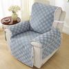 First Class Recliner Sofa Cushion Anti-ski Neal Checkered Single Manicure All-in-one Cover Cloth Cover