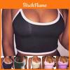 Stilvolle Damen Freizeit Tanktops Bustier BH Weste Bluse Mit Weichem Und Dehnbarem Stoff