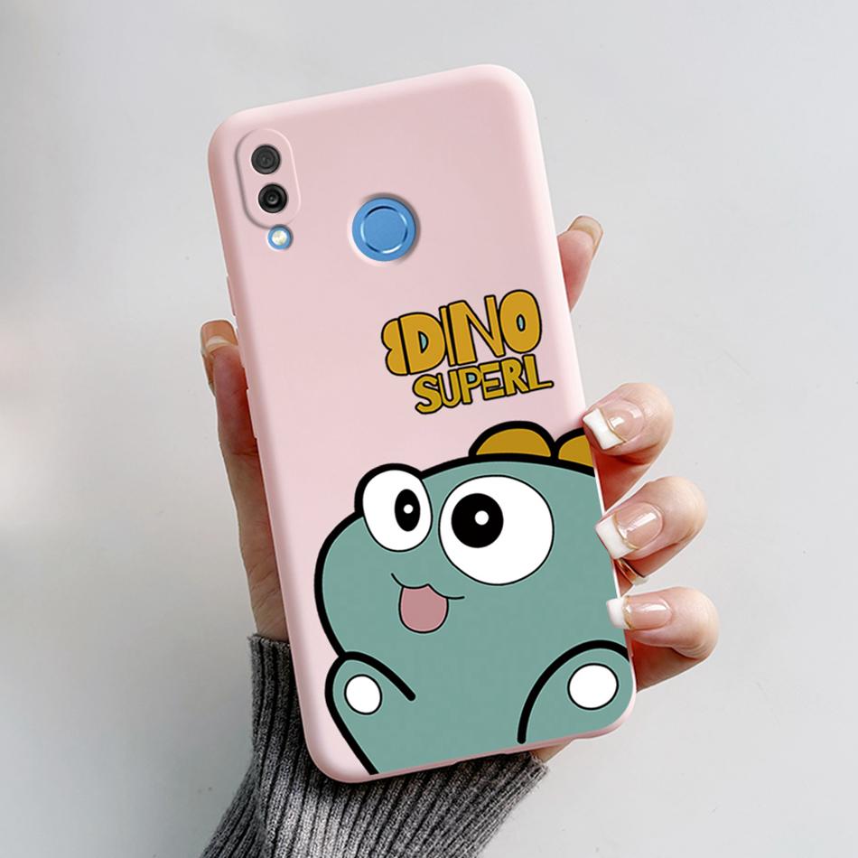 For Honor Play Case COR-L29 Phone Cover Cute Bear Cartoon Frog Soft Silicone Matte Fundas Coque For Honor Play Shockproof Bumper