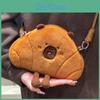 Croissant Bread Capybara Cute Animal Plush Messenger Bag For Women And Men