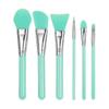 Silicone Makeup Brush Set With Plastic Handle Pack Yu