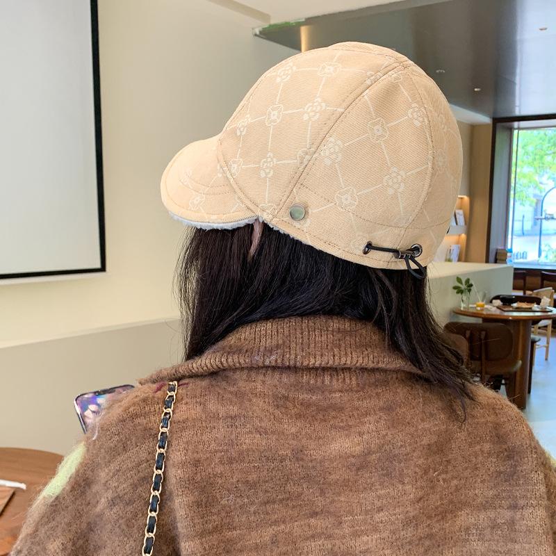 Korean New Hat for Women with High end Japanese Velvet Fisherman Hat Fashionable and Fashionable Big Head Versatile Basin Hat
