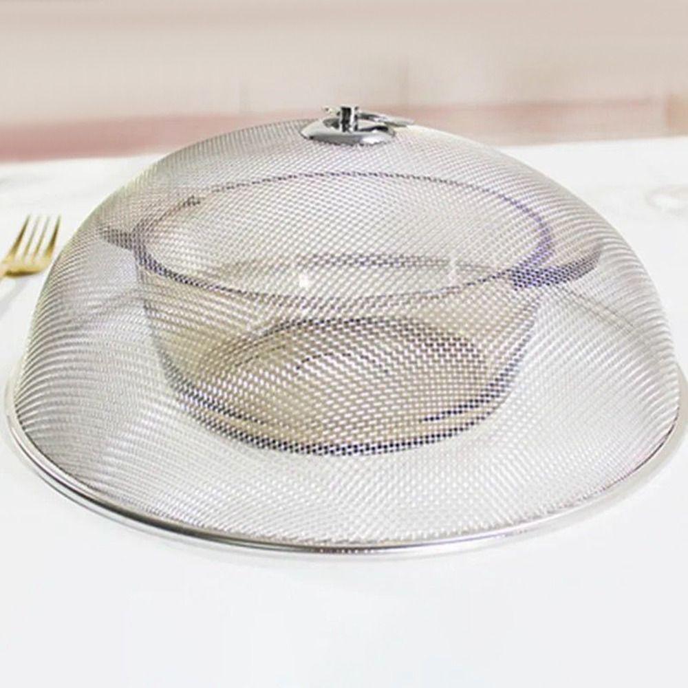 Tente alimentaire réutilisable en acier inoxydable Couvercle de plat à mailles fines Couvercle alimentaire à mailles longue durée Plage Parc