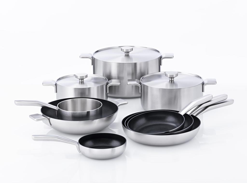 MasterPRO by ALESSI BONES MasterPRO by Alessi Frying Pan 24cm IH Gas Fire Compatible Oven Cooking Non-stick BGMP-2212