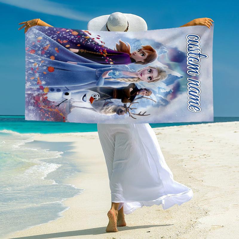 Personalized Coco Movie Poster Collage Beach Towel Microfiber Beach Towel Thin Absorbent for Beach Swimming Yoga Bath Sports. 091094