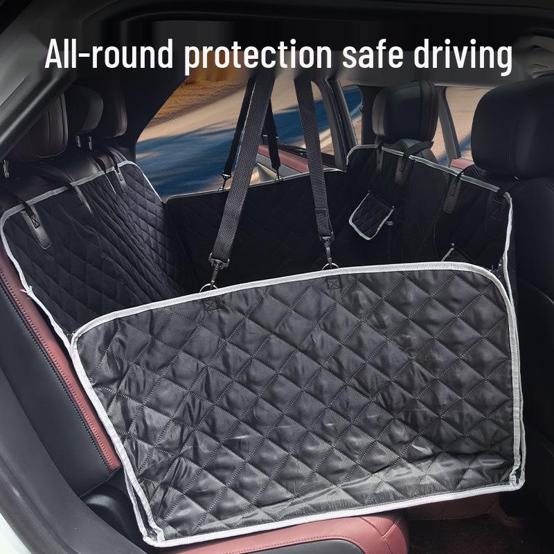 Anti-Dirty Dog Car Seat Cushion & Mat - Pet Bed for Rear Seat