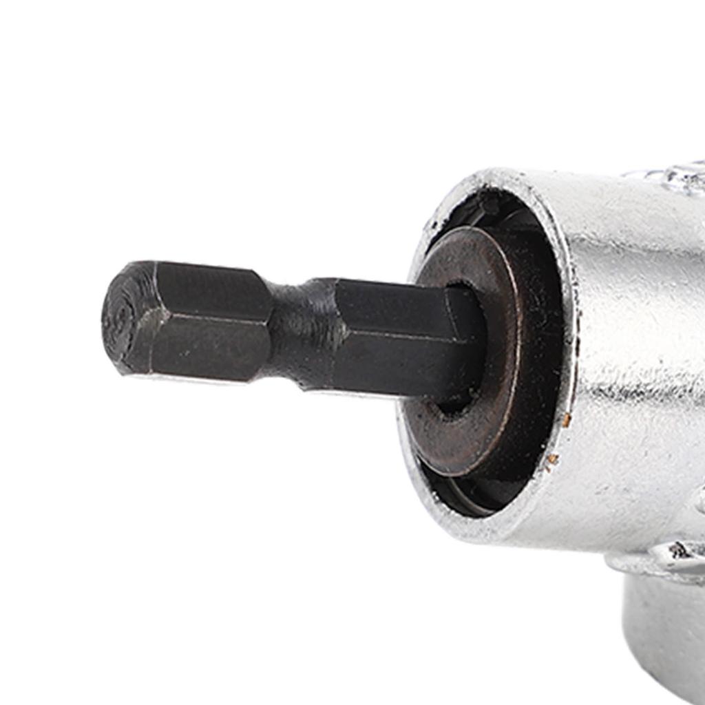 Power Screwdriver Drill Attachment 105 Degree Right Angle Driver Angle Extension for Manual Wrench Drive Chuck