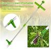 Portable Weed Puller Stand Up Weeder Root Removal Tool with 3 Claws & Foot Pedal Long Handle Weeding Tool for Garden Yard Grass