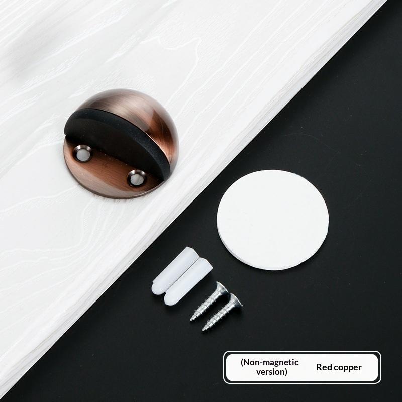 §1 Set Silicone Anti-Collision Buffer New No-Drill Magnetic Door Stopper For Glass & Bedroom Doors Windproof Floor Mount