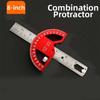 0-180 Degrees Construction Protractors 8/12 Inch Angle Ruler Angle Protractor  Woodworking