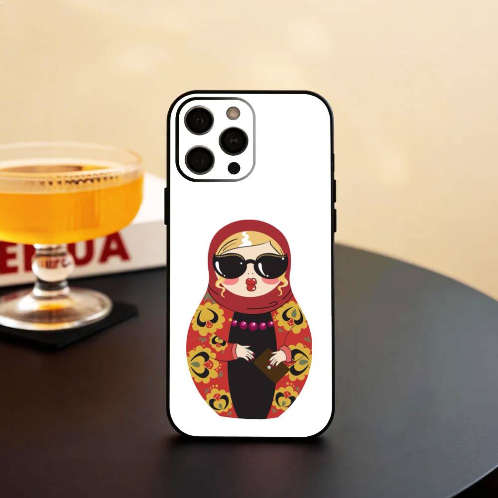 R-Russian Doll Matryoshka Phone Case Silicone Soft For IPhone 17 16 15 14 13 12 11 X XR Plus Pro Max Plus