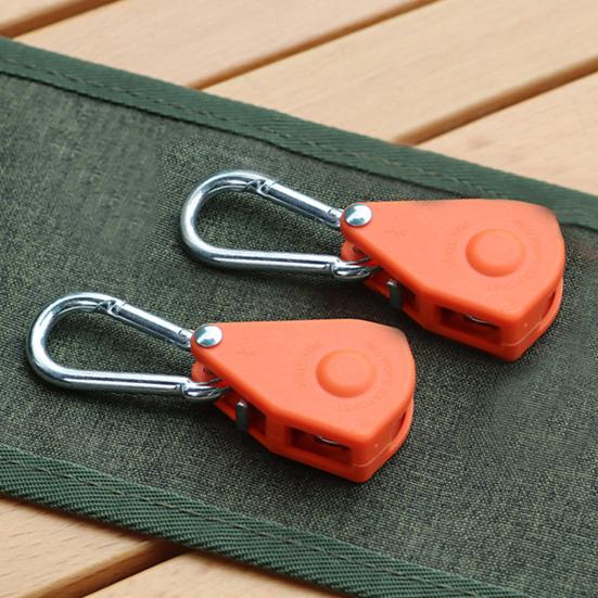 Venkovní kladka Přezka lana Silná nosnost Vysoká stabilita Kompaktní velikost Přenosný nastavovač kabelu Přezka věšáku na lano Campingové potřeby