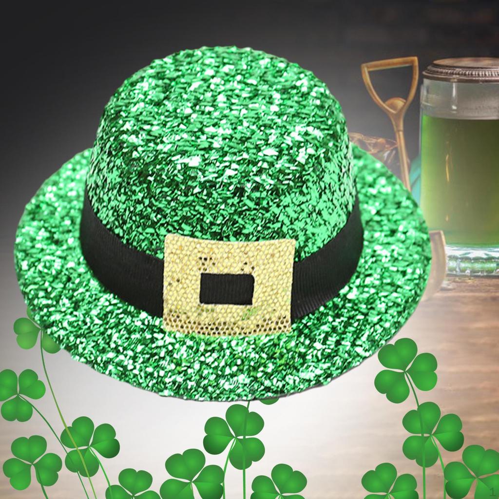 Festive Green Hat Hair Clip for St. Patrick's Day Celebration