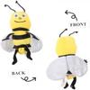 BESTonZON Weiche Bienen Handpuppe Für Kinder Stofftier Fingerpuppe Aus Plüschigem Material Pädagogisches Puppenspielzeug