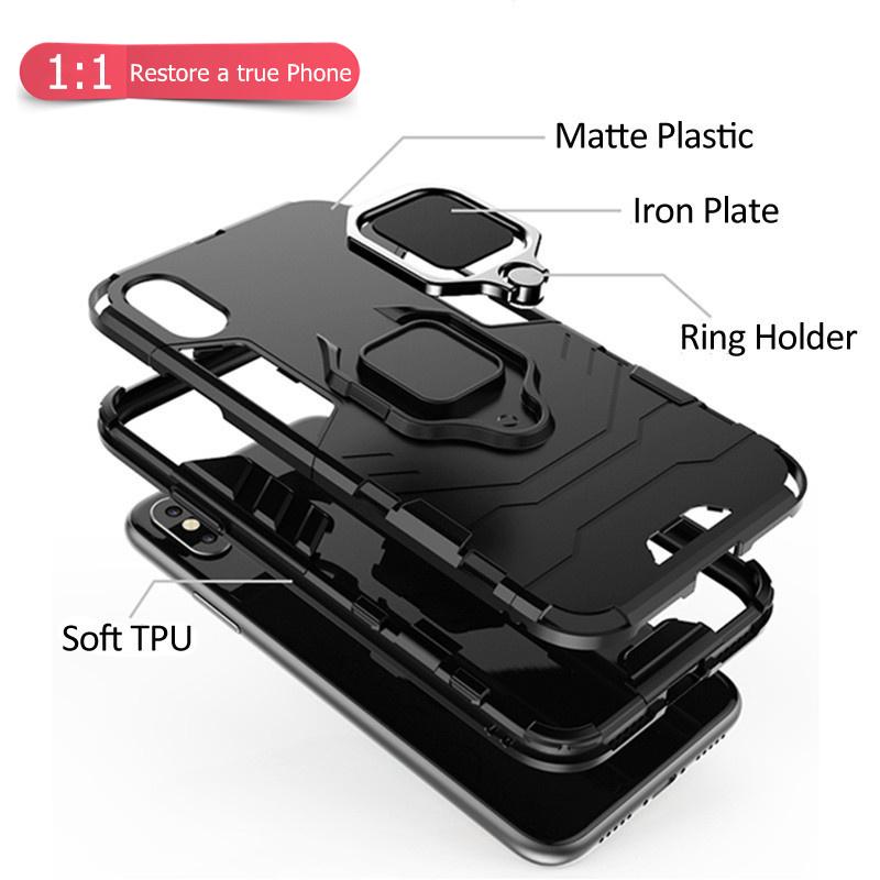 For Oppo Reno 5 5G Case Bumper Armor Magnetic Suction Stand Full Cover For Oppo Reno 5 5G Case Cover For Oppo Reno5 5G 6.43 inch