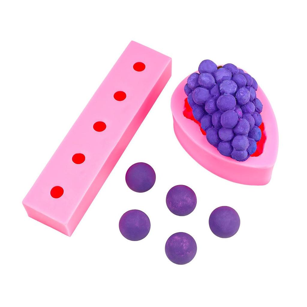 Grape-Shaped Silicone Mold for Chocolate, Cake, Soap, and Resin Crafting