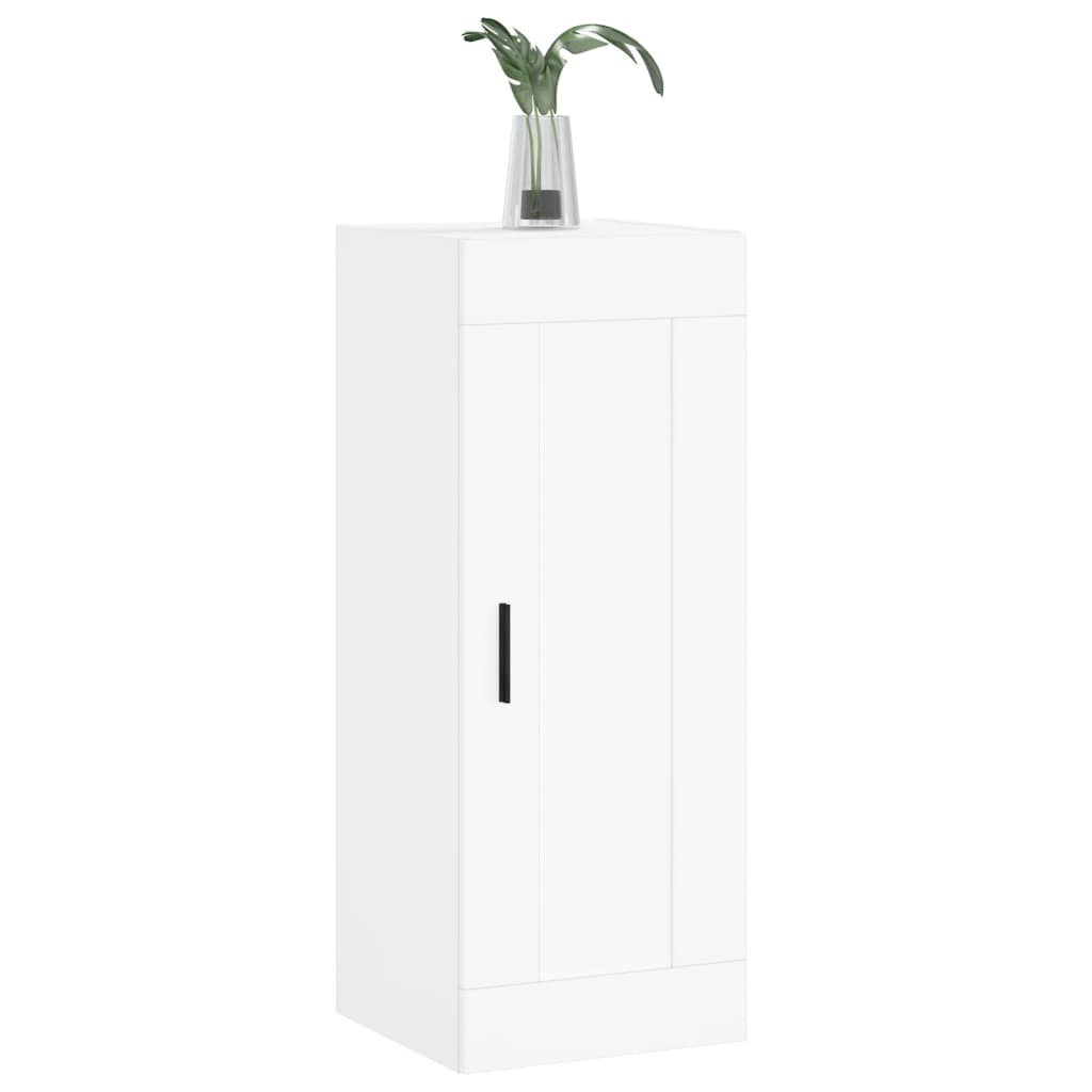 vidaXL Wandschrank Weiß 34,5x34x90 cm Holzwerkstoff