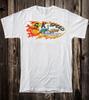 Retro Hot Rod Tee T Shirt Drag Race Racing SK Speed Shop Lindenhurst NY