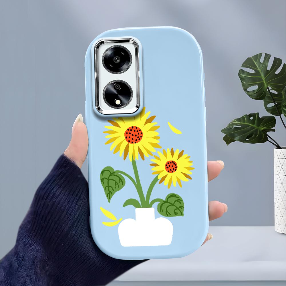 Solid Color Silver Edge Lens Soft Liquid Silicone Shockproof Phone Case for iPhone Samsung Huawei Honor Xiaomi Redmi OPPO Realme Vivo Infinix Tecno