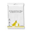 Pet Disposable Bathing Gloves & Deodorant Wipes for Cats & Dogs