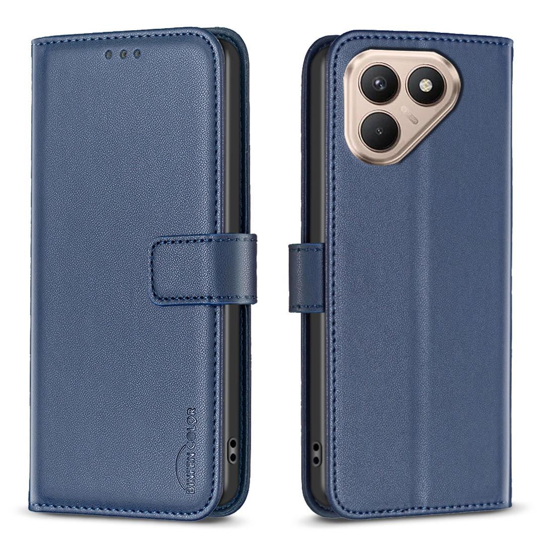 

Чохол-книжка BINFEN COLOR BF17 для телефону TECNO Pova 7 4G, шкіряний, з відділеннями для карток E