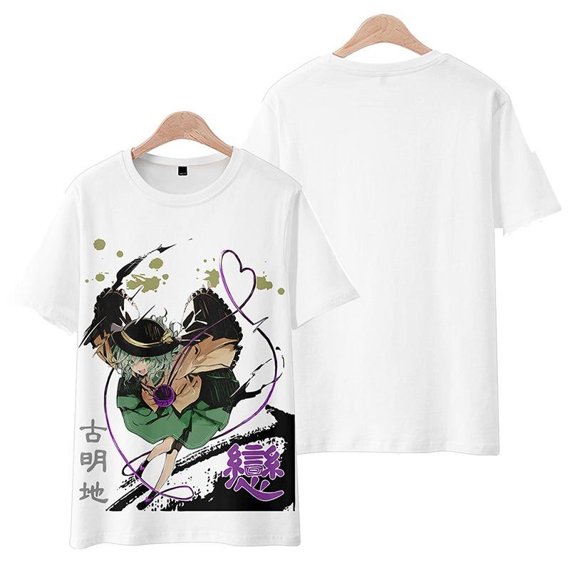 Game Touhou Project Cosplay T-Shirt 3D Hakurei Reimu Print Anime Cartoon Tees Summer Men Women Harajuku