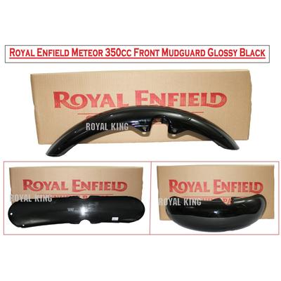 Royal Enfield Meteor 350cc "Front Mudguard Assembly" Glossy Black