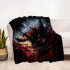 Joker Face Art Print Poster Wall DecorBlanket Flannel Throw Blanket for Sofa, Bed, Travel, Camping, Office, Couch, Chair