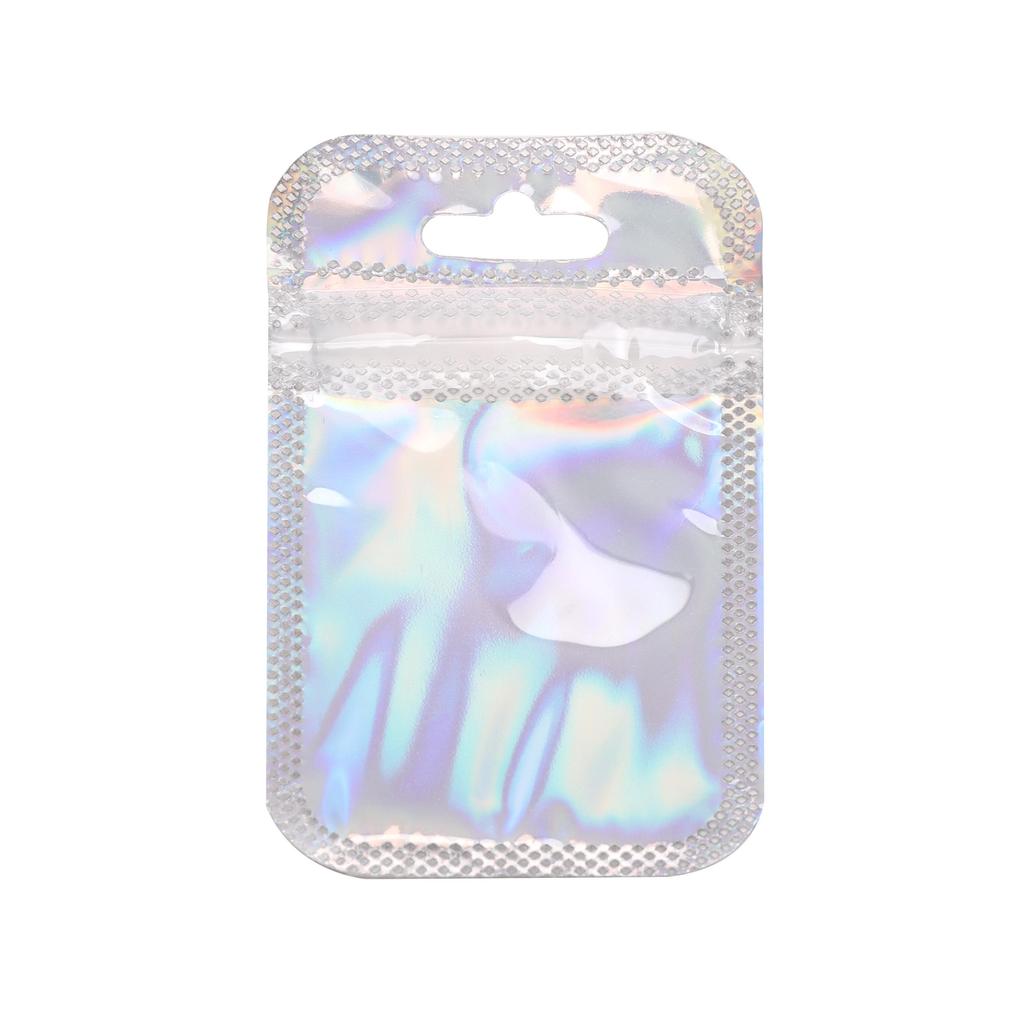 10Pcs Plastic Laser Colored Jewelry Packaging Bag Handmade Beads Bag Package