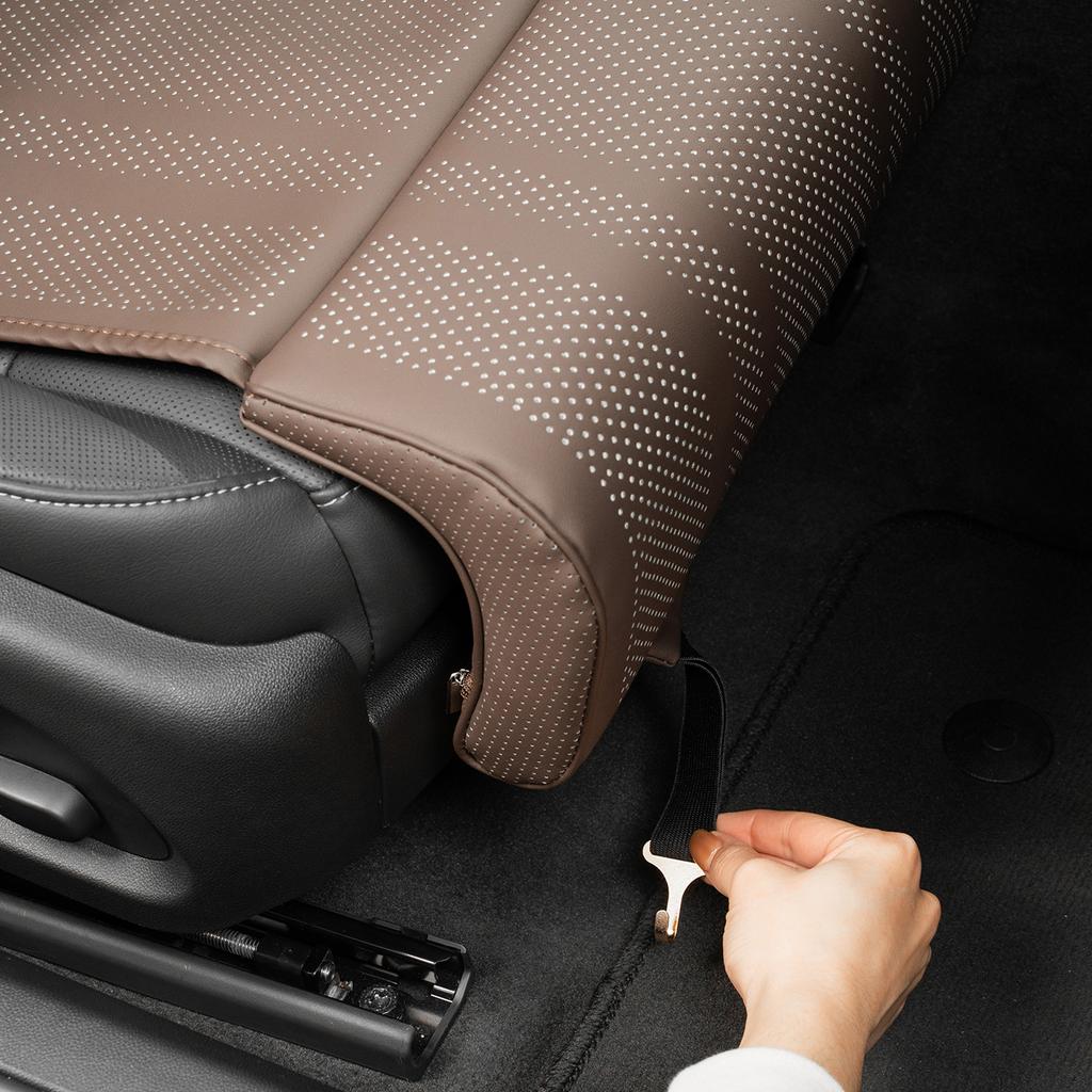 For Seat Tarraco Arona Ateca Ibiza Toledo Mii Leon Arosa Exeo ST FR Leather Car Seat Pad Leg Support Pillow Cover Memory Foam