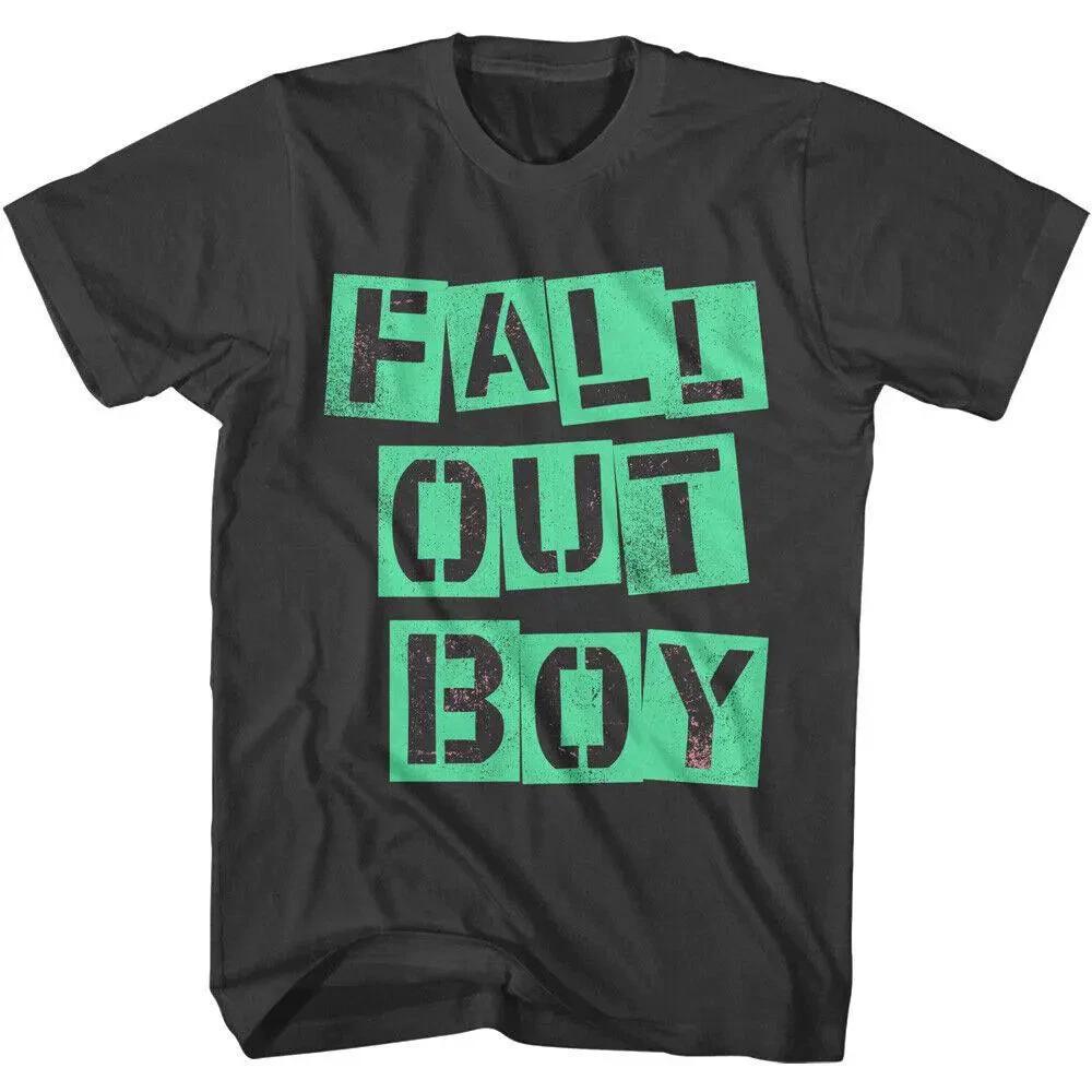 Fall Out Boy Scrabble Logo Men s T Shirt 4XL