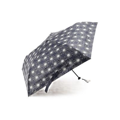 Afternoon Tea Living JL50 Parasol with UV Protection and Light Blocking Margaret Lightweight Folding Umbrella for Sun and Navy [Made 100% Fabric]
