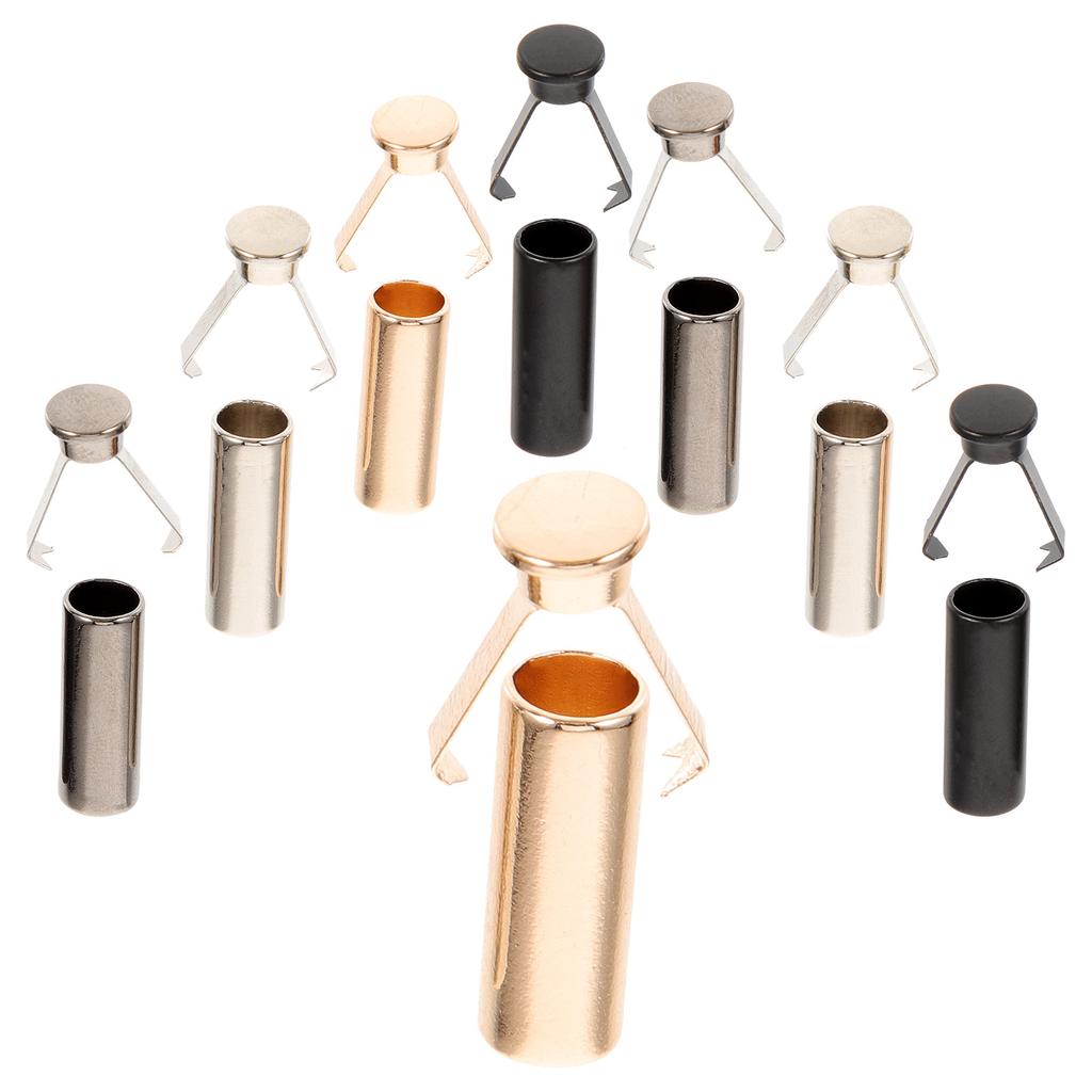 8pcs Shoelace Tips Metal Shoelace Aglets Replacement Shoe Lace Ends Tips