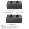 4 Way/2 Way 3.5mm Stereo Audio Switcher Bi-Directional Audio Switch Splitter Box 2 In 1 Out 4 In 1 Out with Mute Button