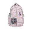 Schoolbag College Style Cute Backpack Graffiti Kitten Large Capacity Student Schoolbag Transparent Bar Japanese Girl Backpack