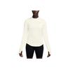 As W Nk Swift Series Simple Round Neck Pullover Long Sleeve T-Shirt Women Tops Off-White HQ0504-133