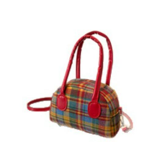 2025 Koreanischer Designer Damen Karomuster Umhänge- & Handtasche