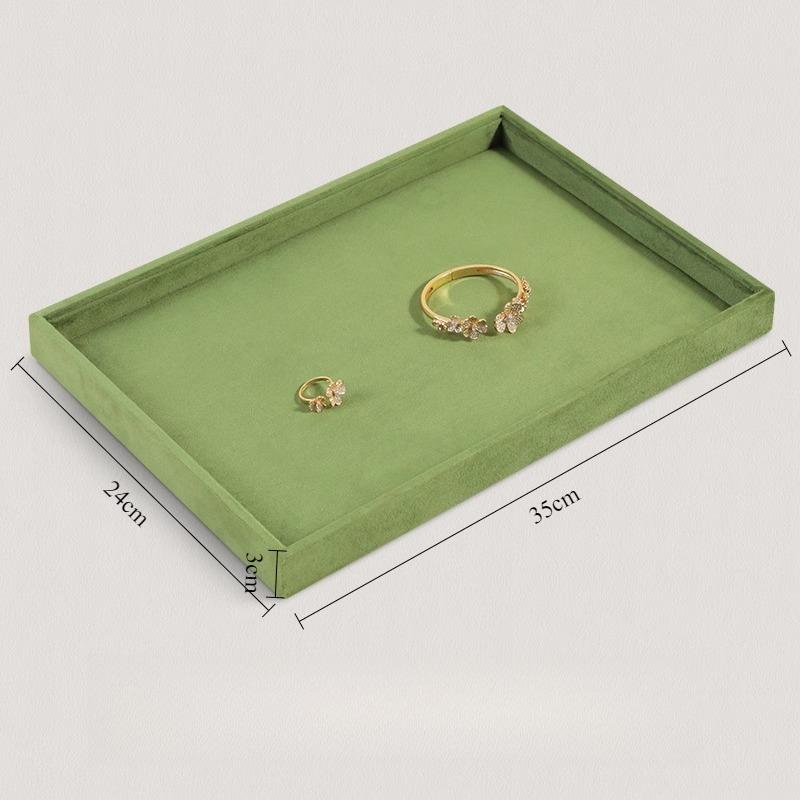 

Bracelet Jewelry Displays Tray Counter Necklace Display Pallet Jeweler Trinket Showcase Salver Rings Jewellery Storage Tray