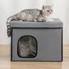 Cooling Cat House Foldable Cat Air Conditioning House Cold Sleeping Enclosure Pet Supply for Outdoor Balcony Apartment Bedroom