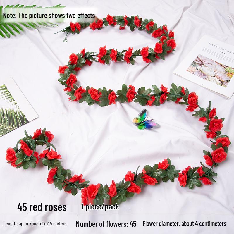 

Штучна лоза троянди Декорація для стель у приміщенні та весіль