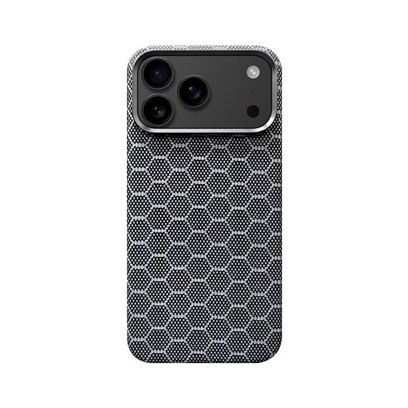 Applicable Apple 17Air Kevlar Mobile Phone Case iphone17Promax Aramid Fiber 17 Magnetic Protective Case