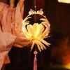 DIY Luminous Lotus Lantern Kit: Handmade Hanfu Hanging Decoration for Kids