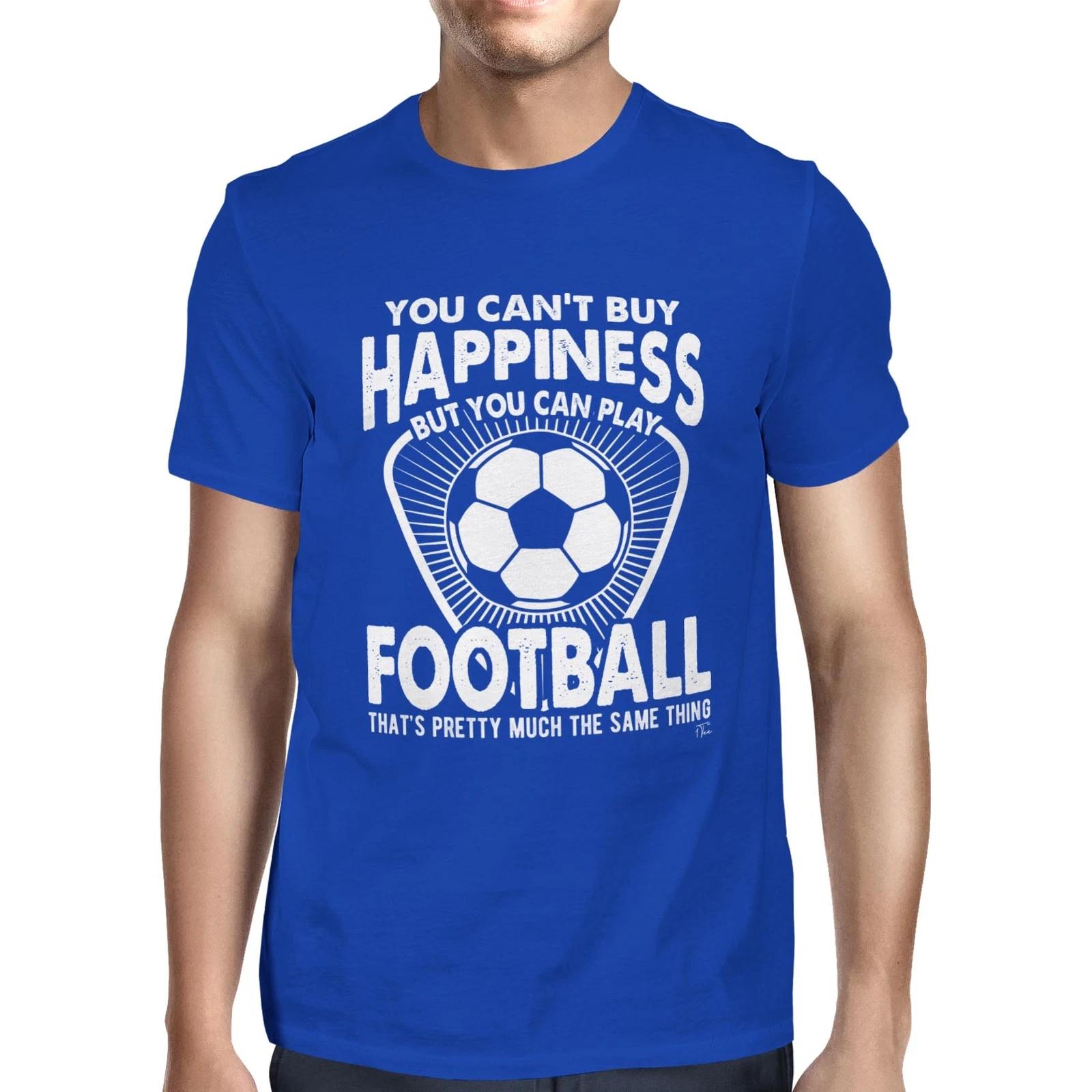 1Tee Mens You Can t Buy Happiness But You Can Play Football T-Shirt XXXXL