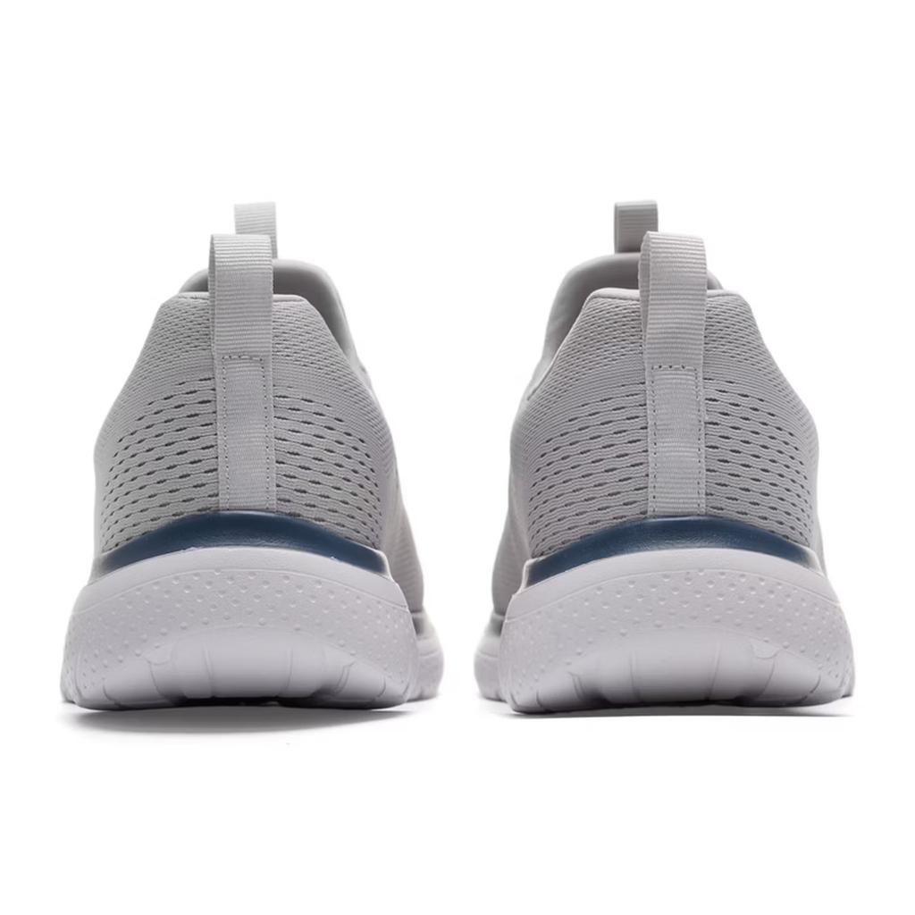 Skechers Pianka z pamięcią kształtu Wygodny Wszechstronny Tkanina Oddychający Buty do biegania Męskie trampki Szary 8790439-GRY