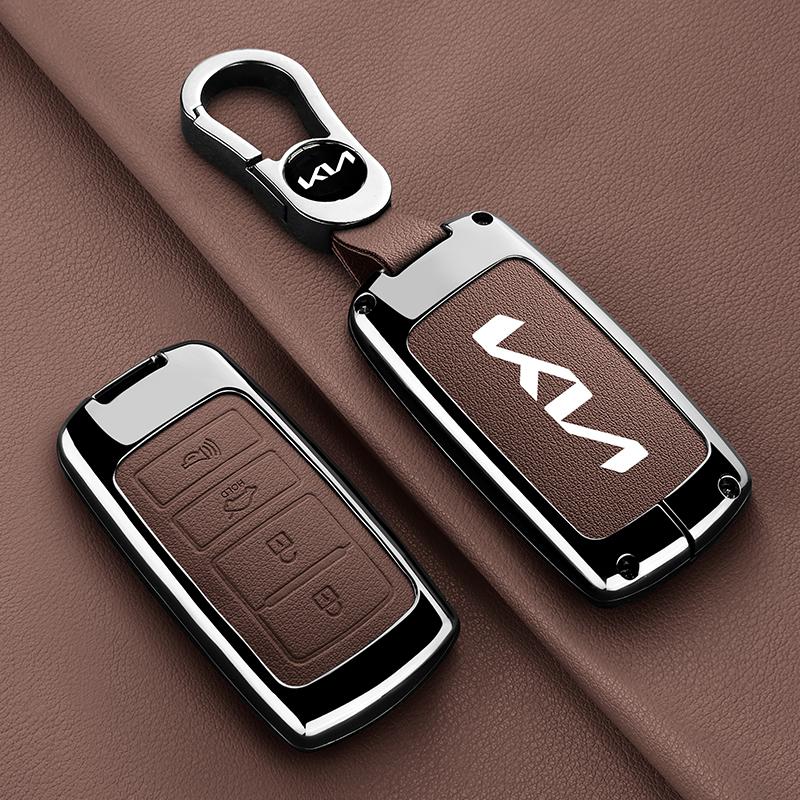 TPU 4 Button Car Key Case Full Cover Remote Protection Shell Holder for Kia New K7 Cadenza K9 K-04 Sorento K900 Auto Accessories