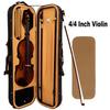 M MBAT 4/4 Violin Semi-Handmade Violin with Premium Spruce Panel & Solid Maple Back Violin for Students Intermediates Beginner