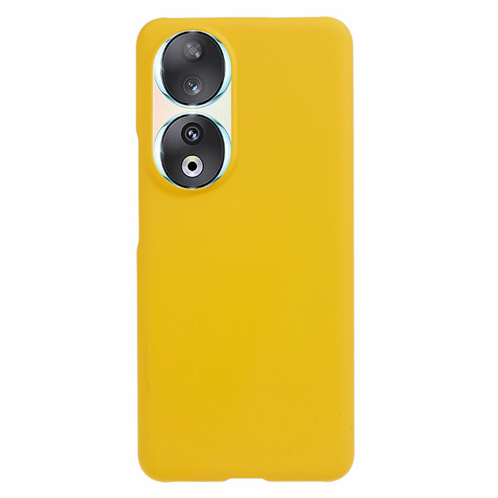 

Protective Phone Case for Honor 90,Scratch-resistant Rubberized PC Phone Cover Yellow