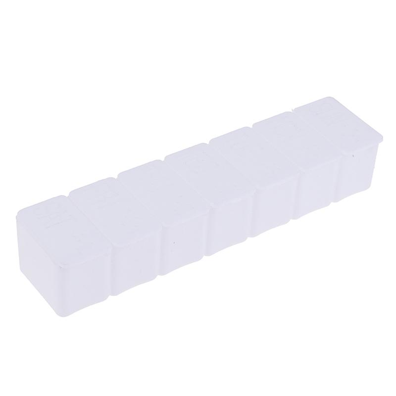 1PCS 4 Row 28 Squares Weekly 7 Days Tablet Pill Box Holder Medicine Storage Organizer Container Case