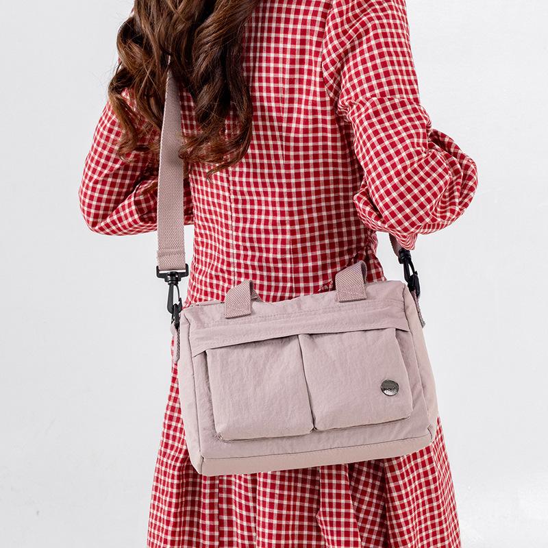 Damen Pendler Umhängetasche Unifarbene Crossbody Tasche